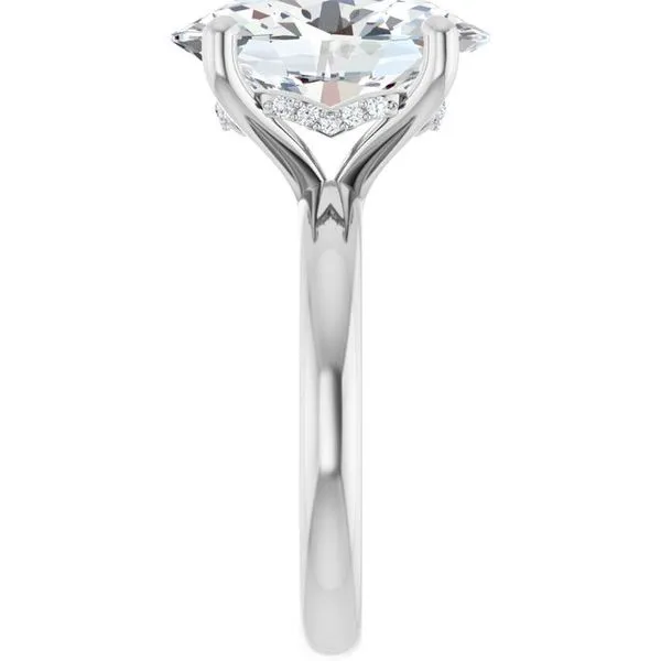 Hidden Halo-Style Engagement Ring Image 4 Raleigh Diamond Fine Jewelry Raleigh, NC