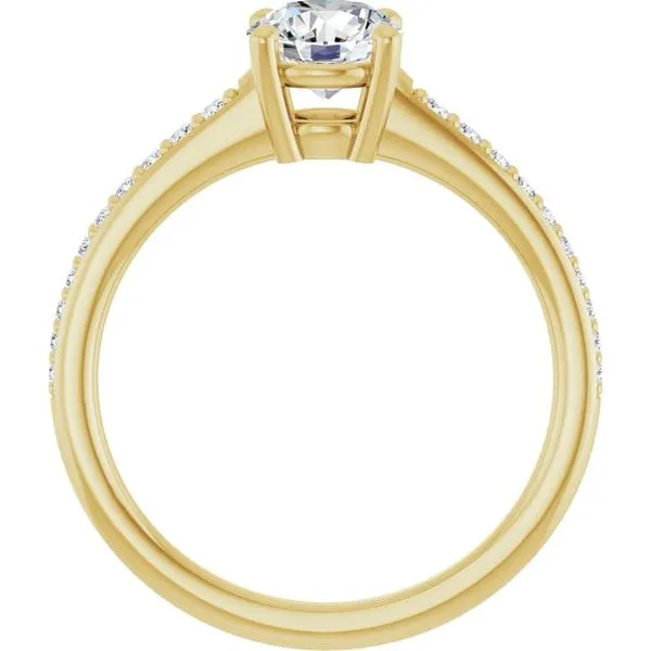 V-End Prong Engagement Ring Image 2 Eskews Fine Jewelers Lee's Summit, MO