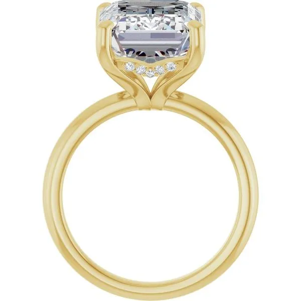 Hidden Halo-Style Engagement Ring Image 2 Raleigh Diamond Fine Jewelry Raleigh, NC