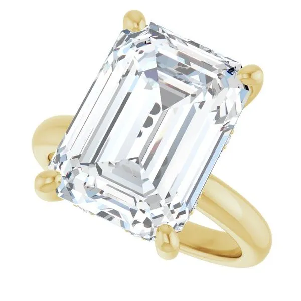 Hidden Halo-Style Engagement Ring Image 5 Raleigh Diamond Fine Jewelry Raleigh, NC