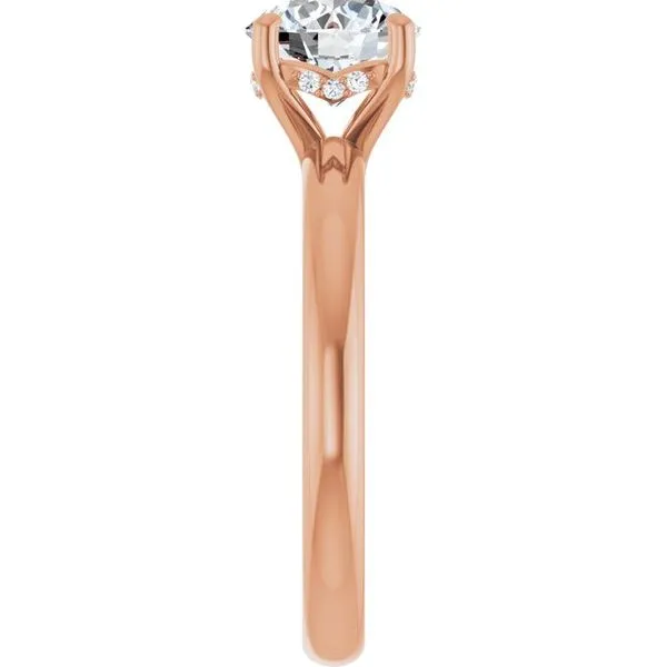 Hidden Halo-Style Engagement Ring Image 4 Raleigh Diamond Fine Jewelry Raleigh, NC