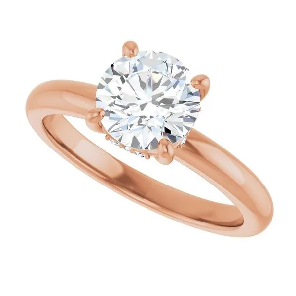 Hidden Halo-Style Engagement Ring Image 5 Raleigh Diamond Fine Jewelry Raleigh, NC