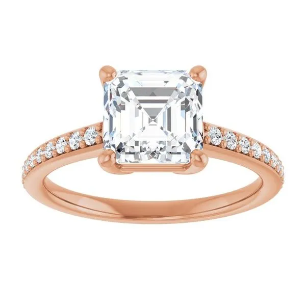 V-End Prong Engagement Ring Image 3 Eskews Fine Jewelers Lee's Summit, MO