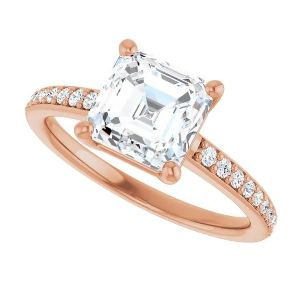 V-End Prong Engagement Ring Image 5 Eskews Fine Jewelers Lee's Summit, MO