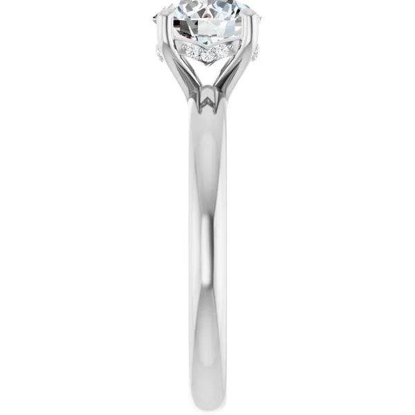 Hidden Halo-Style Engagement Ring Image 4 Raleigh Diamond Fine Jewelry Raleigh, NC