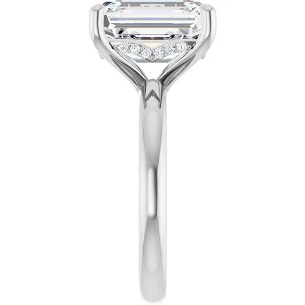 Hidden Halo-Style Engagement Ring Image 4 Raleigh Diamond Fine Jewelry Raleigh, NC