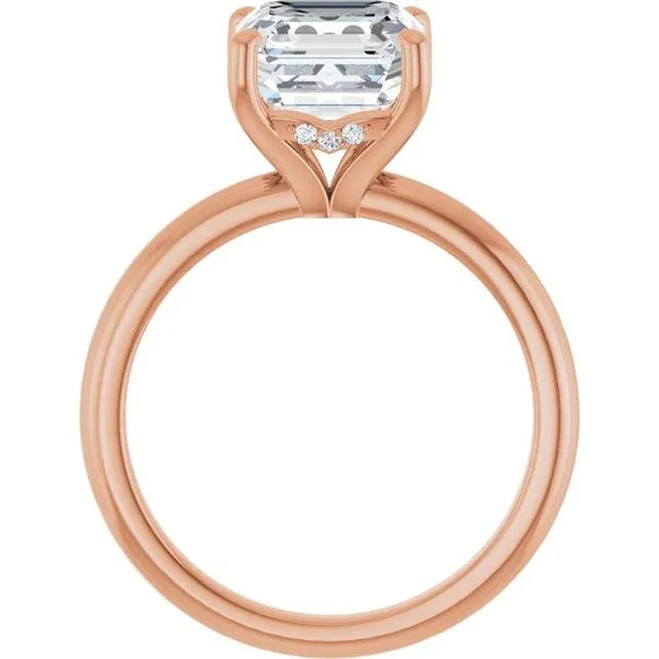 Hidden Halo-Style Engagement Ring Image 2 Raleigh Diamond Fine Jewelry Raleigh, NC