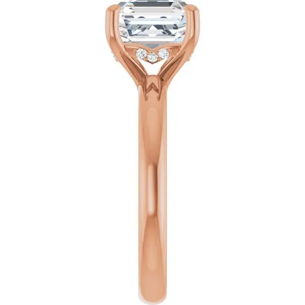 Hidden Halo-Style Engagement Ring Image 4 Raleigh Diamond Fine Jewelry Raleigh, NC