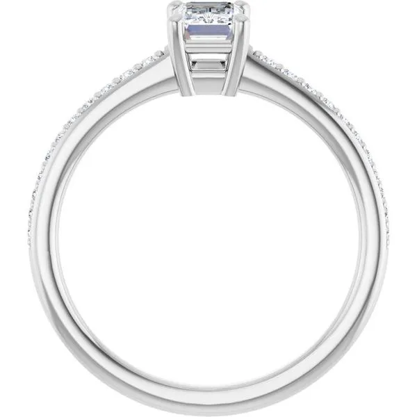 V-End Prong Engagement Ring Image 2 Eskews Fine Jewelers Lee's Summit, MO