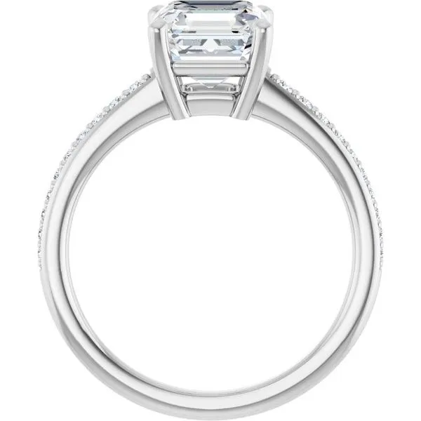 V-End Prong Engagement Ring Image 2 Eskews Fine Jewelers Lee's Summit, MO