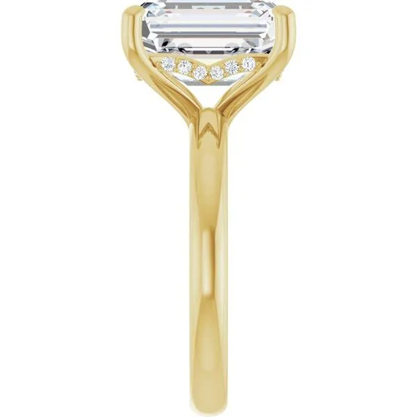 Hidden Halo-Style Engagement Ring Image 4 Raleigh Diamond Fine Jewelry Raleigh, NC