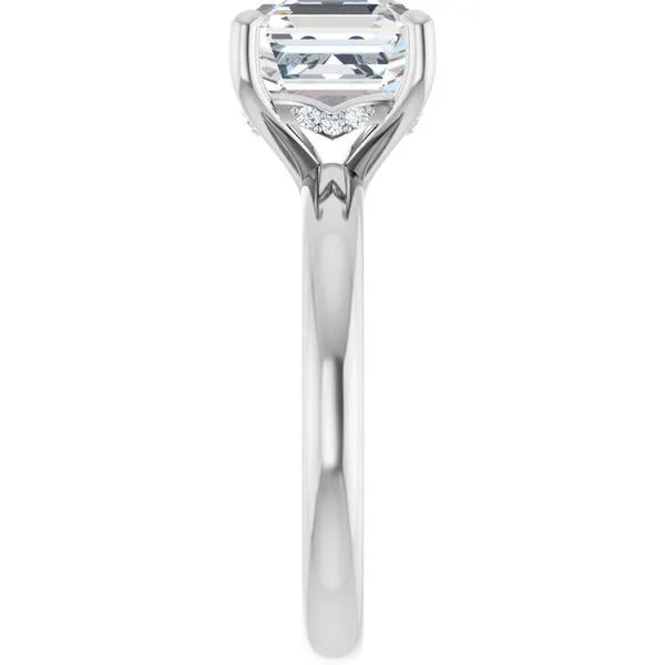 Hidden Halo-Style Engagement Ring Image 4 Raleigh Diamond Fine Jewelry Raleigh, NC