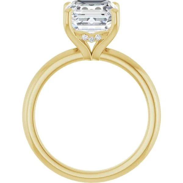 Hidden Halo-Style Engagement Ring Image 2 Raleigh Diamond Fine Jewelry Raleigh, NC