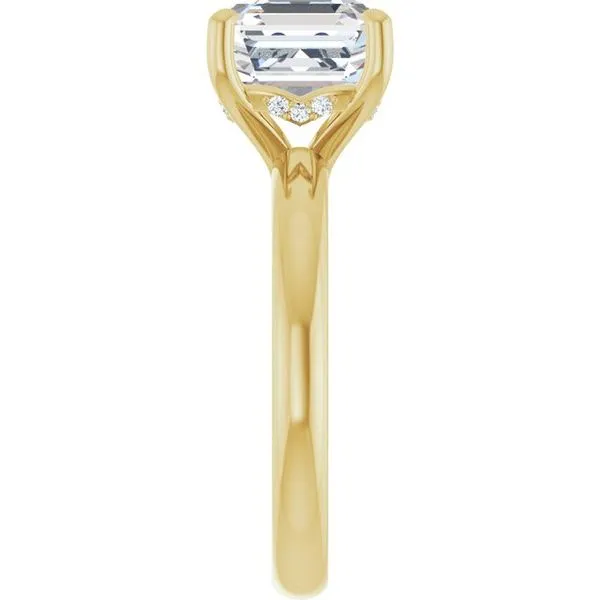 Hidden Halo-Style Engagement Ring Image 4 Raleigh Diamond Fine Jewelry Raleigh, NC