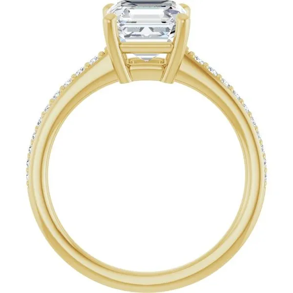 V-End Prong Engagement Ring Image 2 Rox Atlanta Jewelers Decatur, GA