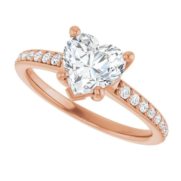 V-End Prong Engagement Ring Image 5 Rox Atlanta Jewelers Decatur, GA