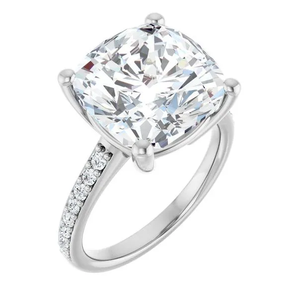 V-End Prong Engagement Ring Eskews Fine Jewelers Lee's Summit, MO