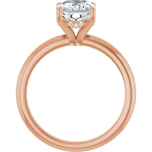 Hidden Halo-Style Engagement Ring Image 2 Raleigh Diamond Fine Jewelry Raleigh, NC