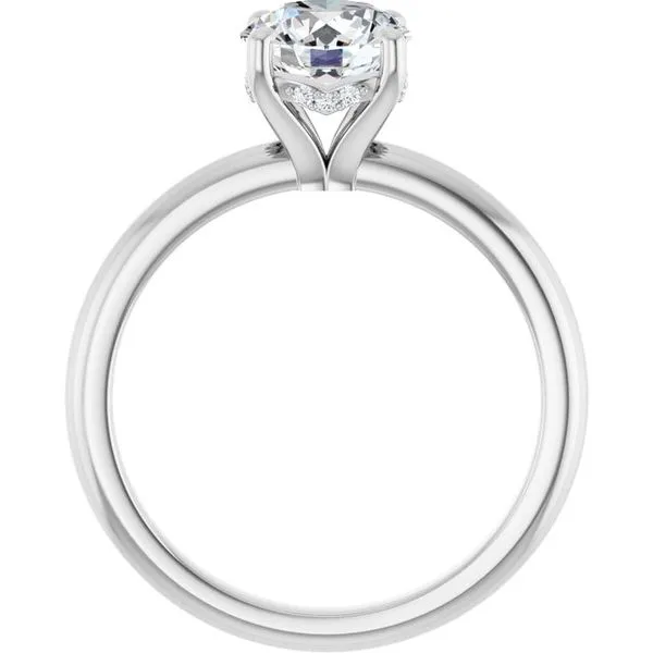 Hidden Halo-Style Engagement Ring Image 2 Raleigh Diamond Fine Jewelry Raleigh, NC