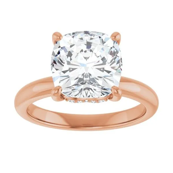 Hidden Halo-Style Engagement Ring Image 3 Raleigh Diamond Fine Jewelry Raleigh, NC