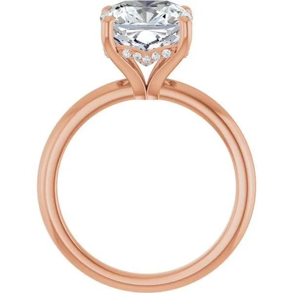 Hidden Halo-Style Engagement Ring Image 2 Raleigh Diamond Fine Jewelry Raleigh, NC