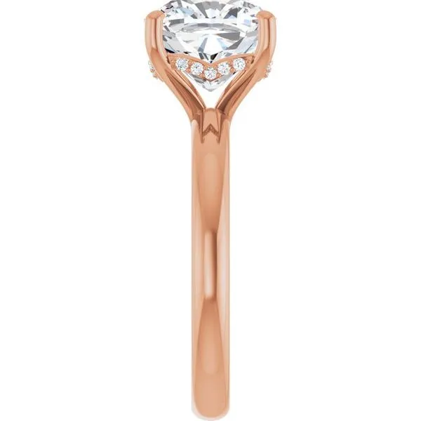 Hidden Halo-Style Engagement Ring Image 4 Raleigh Diamond Fine Jewelry Raleigh, NC