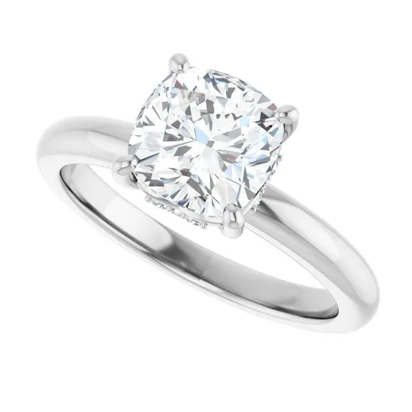 Hidden Halo-Style Engagement Ring Image 5 Dripping Diamonds Dripping Springs, TX