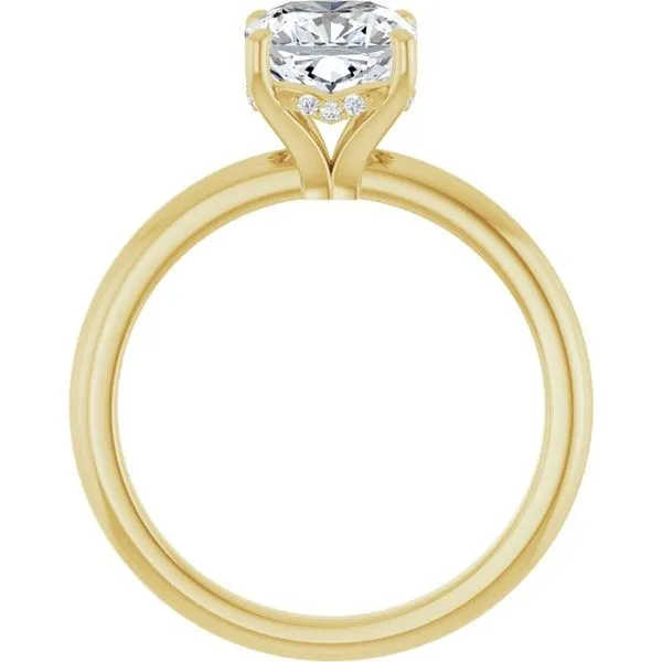 Hidden Halo-Style Engagement Ring Image 2 Raleigh Diamond Fine Jewelry Raleigh, NC