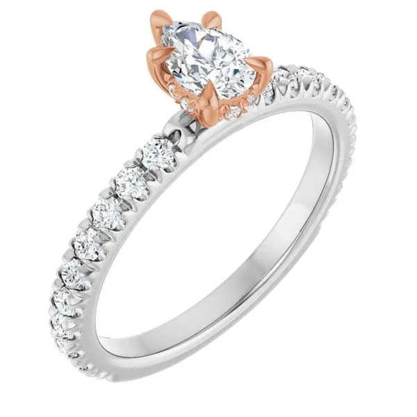 Claw-Prong Hidden Halo-Style Engagement Ring Raleigh Diamond Fine Jewelry Raleigh, NC