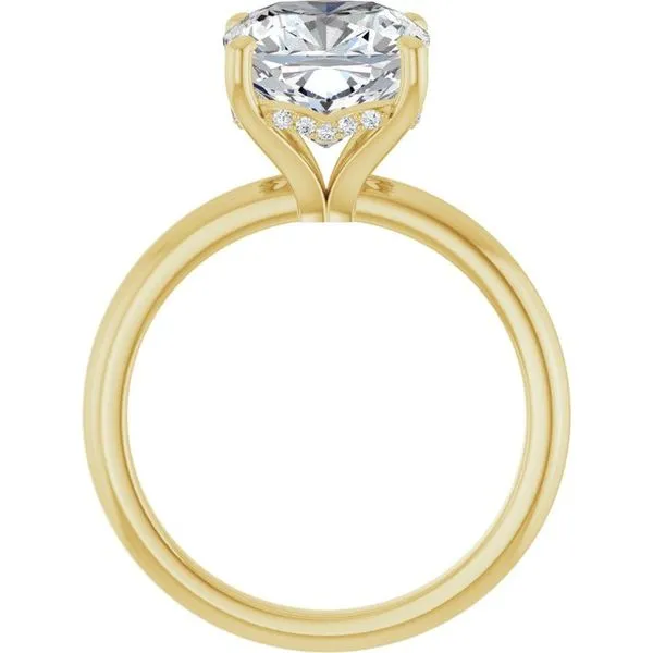 Hidden Halo-Style Engagement Ring Image 2 Raleigh Diamond Fine Jewelry Raleigh, NC