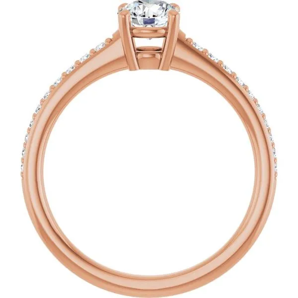 V-End Prong Engagement Ring Image 2 Eskews Fine Jewelers Lee's Summit, MO