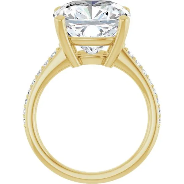 V-End Prong Engagement Ring Image 2 Rox Atlanta Jewelers Decatur, GA