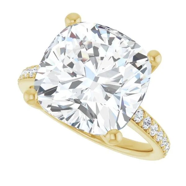 V-End Prong Engagement Ring Image 5 Rox Atlanta Jewelers Decatur, GA