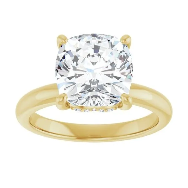 Hidden Halo-Style Engagement Ring Image 3 Dripping Diamonds Dripping Springs, TX