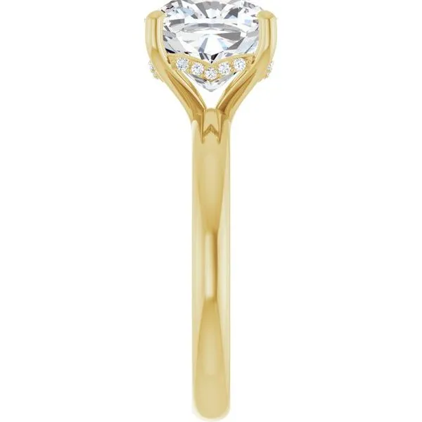 Hidden Halo-Style Engagement Ring Image 4 Raleigh Diamond Fine Jewelry Raleigh, NC