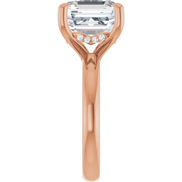 Hidden Halo-Style Engagement Ring Image 4 Raleigh Diamond Fine Jewelry Raleigh, NC