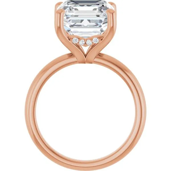 Hidden Halo-Style Engagement Ring Image 2 Raleigh Diamond Fine Jewelry Raleigh, NC