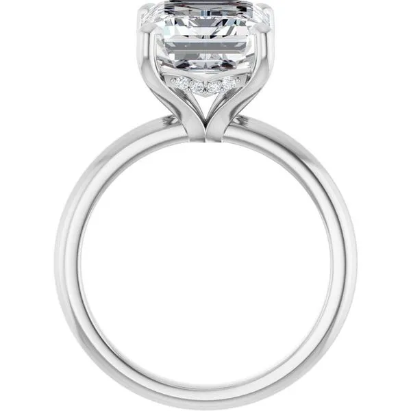 Hidden Halo-Style Engagement Ring Image 2 Raleigh Diamond Fine Jewelry Raleigh, NC