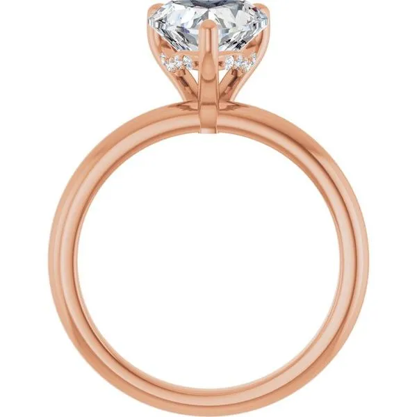 Hidden Halo-Style Engagement Ring Image 2 Raleigh Diamond Fine Jewelry Raleigh, NC