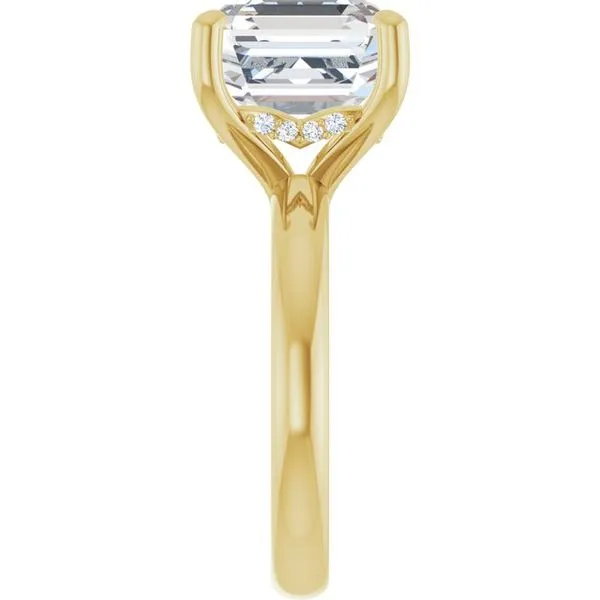 Hidden Halo-Style Engagement Ring Image 4 Raleigh Diamond Fine Jewelry Raleigh, NC