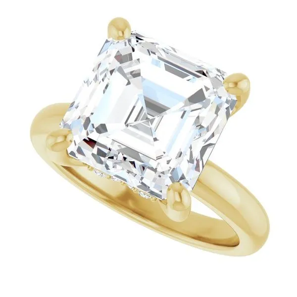 Hidden Halo-Style Engagement Ring Image 5 Raleigh Diamond Fine Jewelry Raleigh, NC