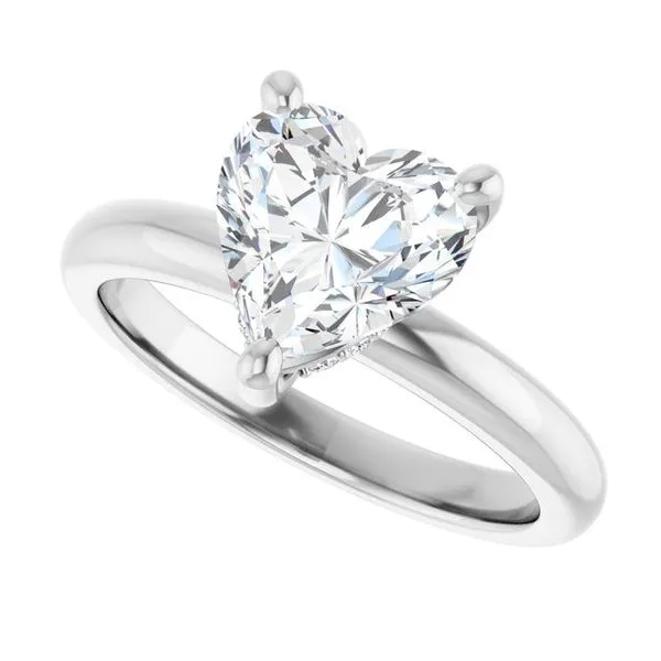 Hidden Halo-Style Engagement Ring Image 5 Raleigh Diamond Fine Jewelry Raleigh, NC