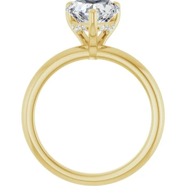 Hidden Halo-Style Engagement Ring Image 2 Raleigh Diamond Fine Jewelry Raleigh, NC