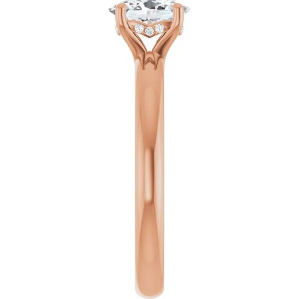 Hidden Halo-Style Engagement Ring Image 4 Raleigh Diamond Fine Jewelry Raleigh, NC