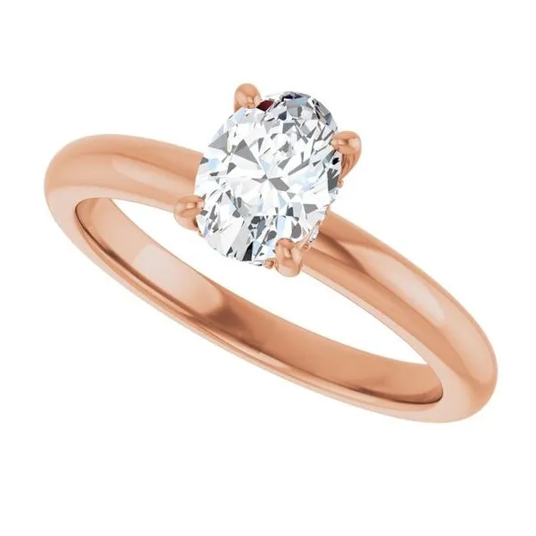 Hidden Halo-Style Engagement Ring Image 5 Raleigh Diamond Fine Jewelry Raleigh, NC