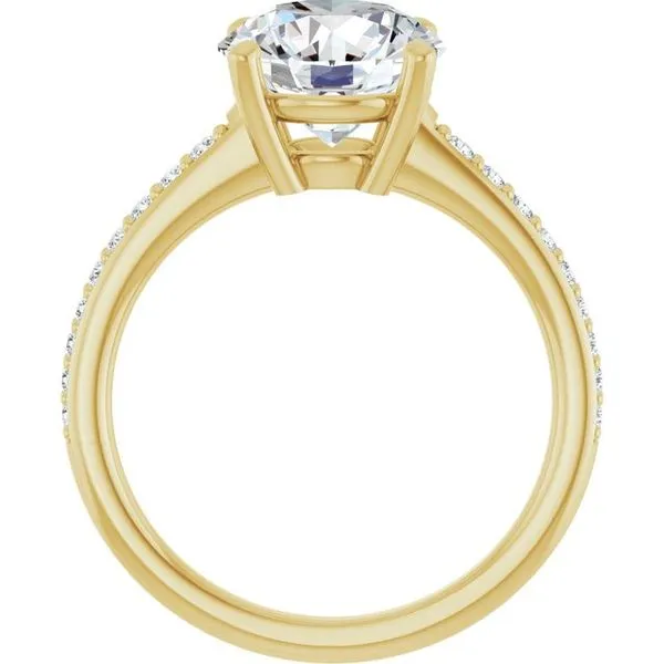 V-End Prong Engagement Ring Image 2 Futer Bros Jewelers York, PA