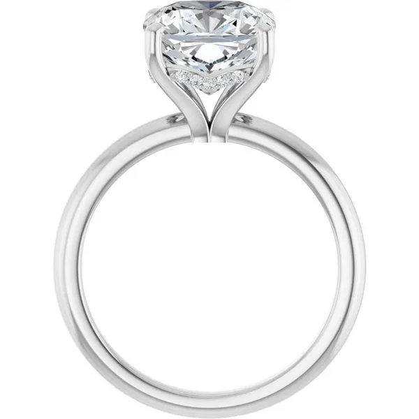 Hidden Halo-Style Engagement Ring Image 2 Raleigh Diamond Fine Jewelry Raleigh, NC