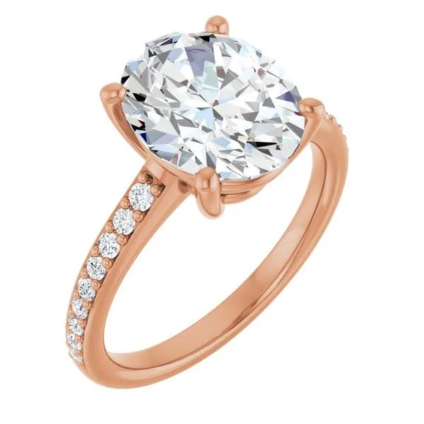 V-End Prong Engagement Ring Rox Atlanta Jewelers Decatur, GA