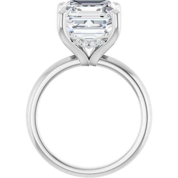 Hidden Halo-Style Engagement Ring Image 2 Raleigh Diamond Fine Jewelry Raleigh, NC