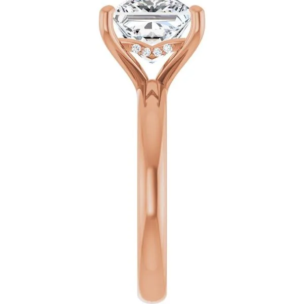 Hidden Halo-Style Engagement Ring Image 4 Raleigh Diamond Fine Jewelry Raleigh, NC